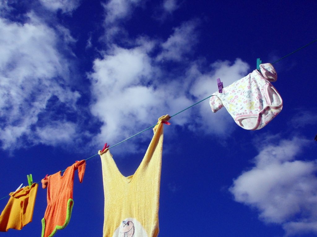 Air dry clothes